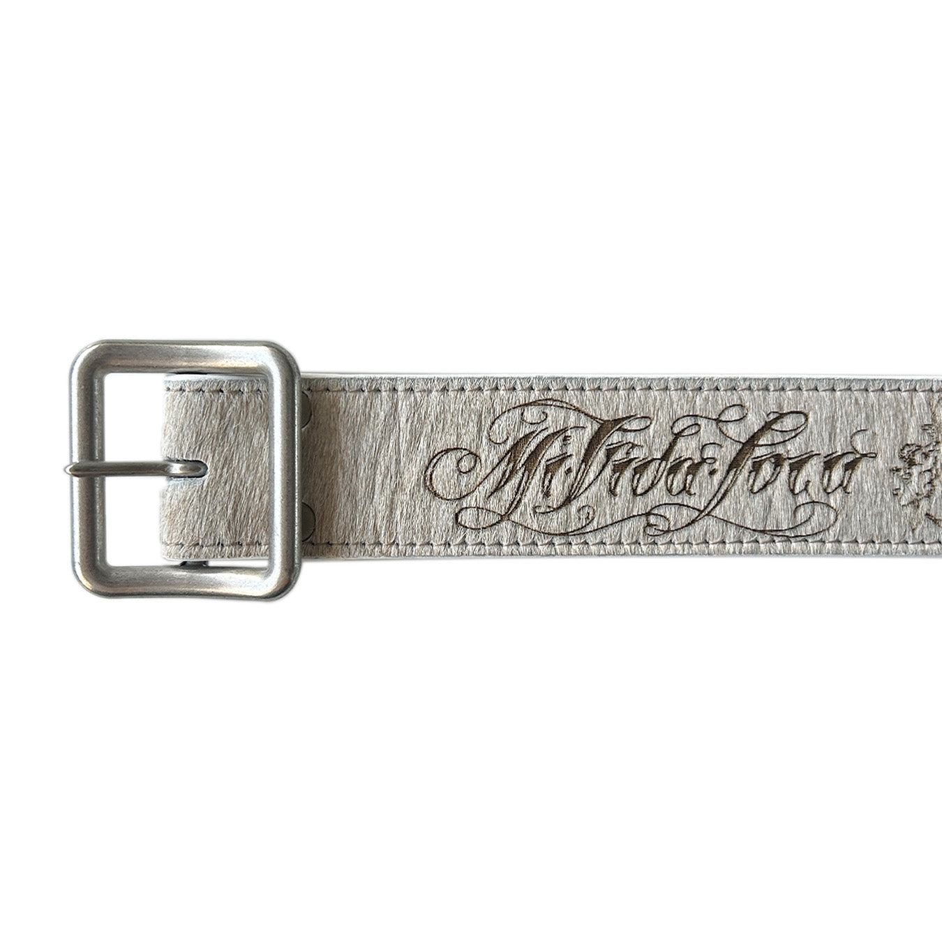 LASER TATTOO PONY HAIR BELT