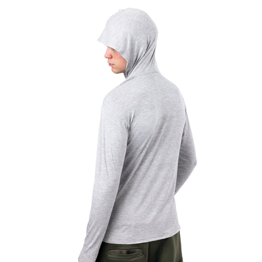 HOODED LONG SLEEVE T-SHIRT