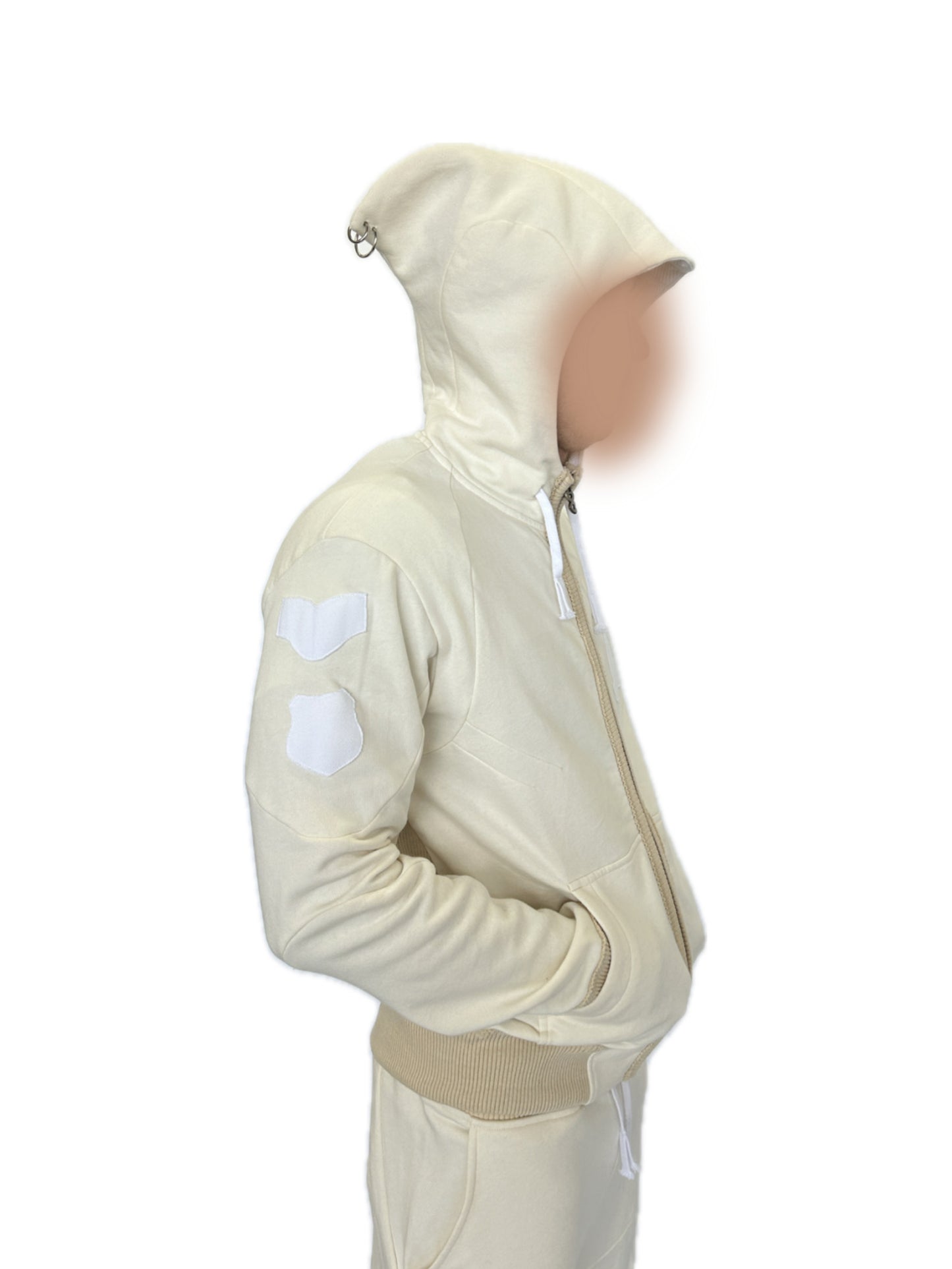 2Z CREAM ZIP-UP HOODIE